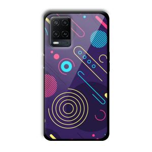 Purple Music Customized Printed Glass Back Cover for Oppo A54