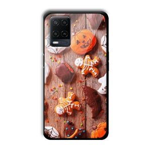 Gingerbread Customized Printed Glass Back Cover for Oppo A54