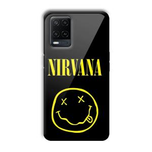 Nirvana Emoji Customized Printed Glass Back Cover for Oppo A54