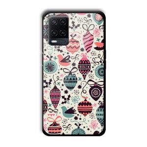 Abstract Customized Printed Glass Back Cover for Oppo A54