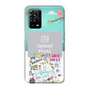 Holiday  Customized Printed Back Cover for Oppo A55