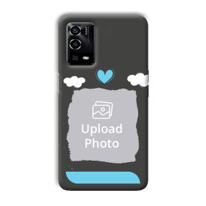Love & Clouds Customized Printed Back Cover for Oppo A55