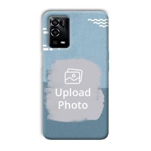 Waves Customized Printed Back Cover for Oppo A55