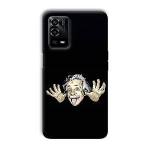 Einstein Phone Customized Printed Back Cover for Oppo A55