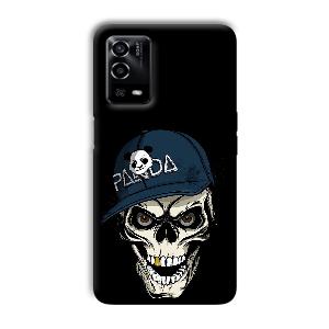 Panda & Skull Phone Customized Printed Back Cover for Oppo A55