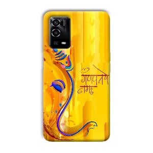 Ganpathi Prayer Phone Customized Printed Back Cover for Oppo A55