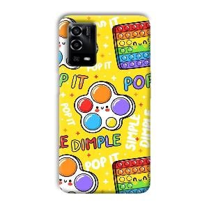 Pop It Phone Customized Printed Back Cover for Oppo A55
