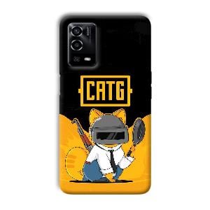 CATG Phone Customized Printed Back Cover for Oppo A55