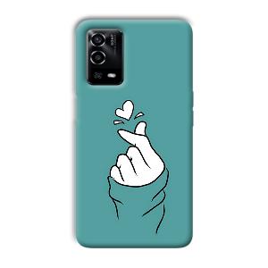Korean Love Design Phone Customized Printed Back Cover for Oppo A55