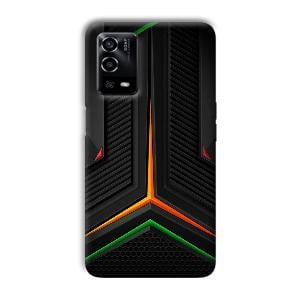 Black Design Phone Customized Printed Back Cover for Oppo A55