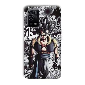Goku Phone Customized Printed Back Cover for Oppo A55