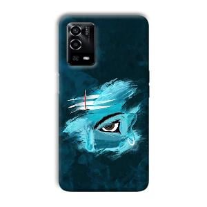 Shiva's Eye Phone Customized Printed Back Cover for Oppo A55