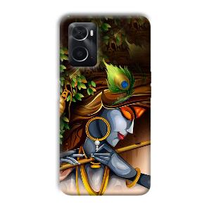 Krishna & Flute Phone Customized Printed Back Cover for Oppo A76