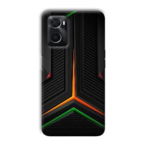Black Design Phone Customized Printed Back Cover for Oppo A76