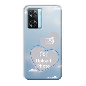 Cloudy Love Customized Printed Back Cover for Oppo A77
