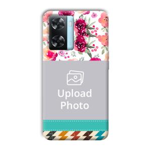 Water Color Painting Customized Printed Back Cover for Oppo A77