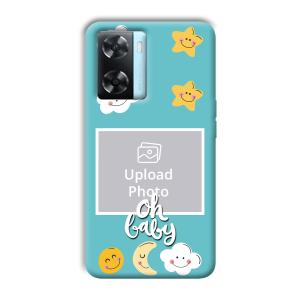 Oh Baby Customized Printed Back Cover for Oppo A77