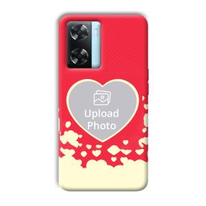 Heart Customized Printed Back Cover for Oppo A77