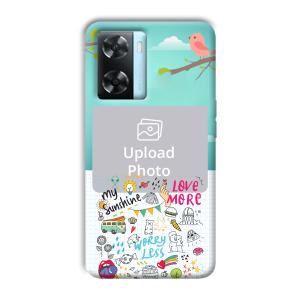 Holiday  Customized Printed Back Cover for Oppo A77