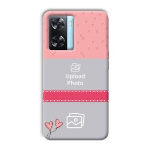 Pinkish Design Customized Printed Back Cover for Oppo A77
