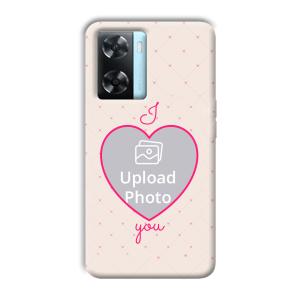 I Love You Customized Printed Back Cover for Oppo A77