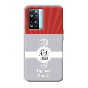 Dad  Customized Printed Back Cover for Oppo A77