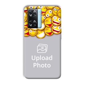 Emojis Customized Printed Back Cover for Oppo A77
