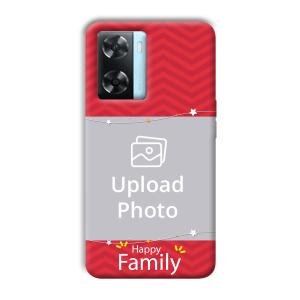 Happy Family Customized Printed Back Cover for Oppo A77