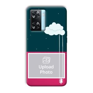 On The Clouds Customized Printed Back Cover for Oppo A77