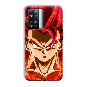 Goku Design Phone Customized Printed Back Cover for Oppo A77
