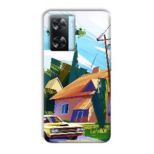 Car  Phone Customized Printed Back Cover for Oppo A77