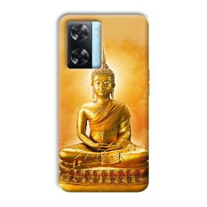 Golden Buddha Phone Customized Printed Back Cover for Oppo A77