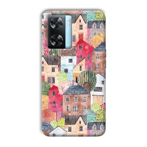 Colorful Homes Phone Customized Printed Back Cover for Oppo A77