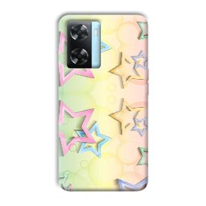 Star Designs Phone Customized Printed Back Cover for Oppo A77