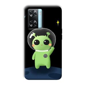 Alien Character Phone Customized Printed Back Cover for Oppo A77