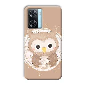 Owlet Phone Customized Printed Back Cover for Oppo A77