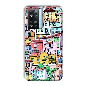 Colorful Alley Phone Customized Printed Back Cover for Oppo A77