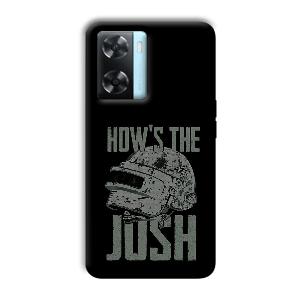 How's The Josh Phone Customized Printed Back Cover for Oppo A77