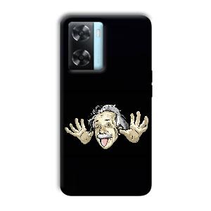 Einstein Phone Customized Printed Back Cover for Oppo A77