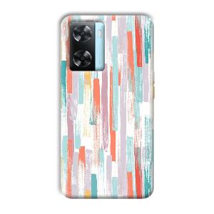 Light Paint Stroke Phone Customized Printed Back Cover for Oppo A77
