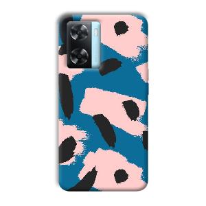 Black Dots Pattern Phone Customized Printed Back Cover for Oppo A77