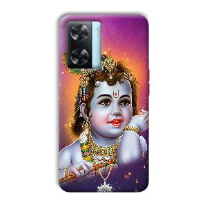 Krshna Phone Customized Printed Back Cover for Oppo A77