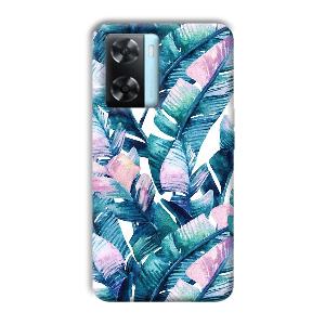 Banana Leaf Phone Customized Printed Back Cover for Oppo A77