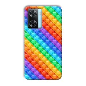 Colorful Circles Phone Customized Printed Back Cover for Oppo A77