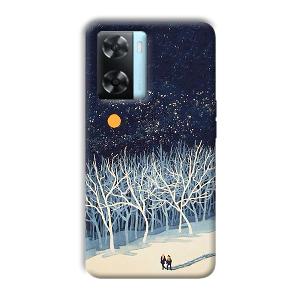 Windy Nights Phone Customized Printed Back Cover for Oppo A77
