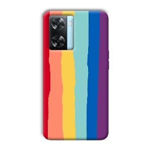 Vertical Paint Phone Customized Printed Back Cover for Oppo A77