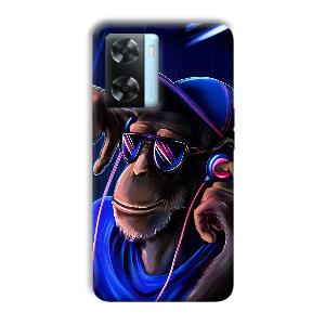 Cool Chimp Phone Customized Printed Back Cover for Oppo A77