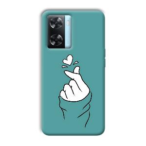 Korean Love Design Phone Customized Printed Back Cover for Oppo A77