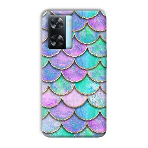 Mermaid Design Phone Customized Printed Back Cover for Oppo A77