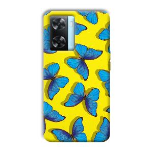 Butterflies Phone Customized Printed Back Cover for Oppo A77